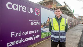 Apprentice at Yate’s newest care home shares advice for a career in construction 