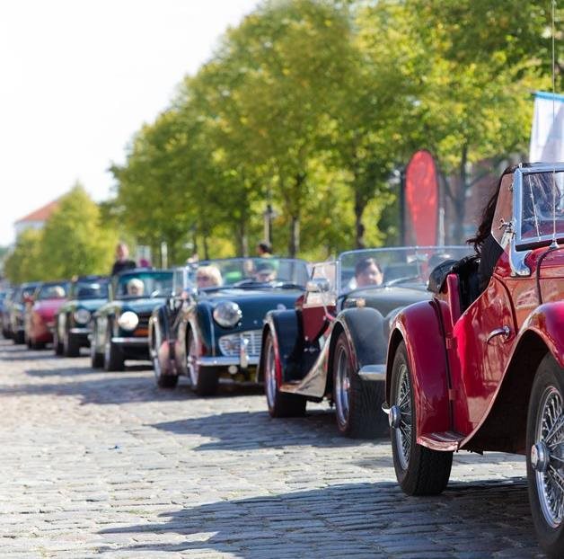 Macmillan charity coffee morning and classic cars