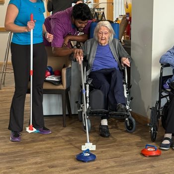 Hailsham care home residents sweep up success
