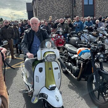 Bikers go the extra mile for resident’s wish