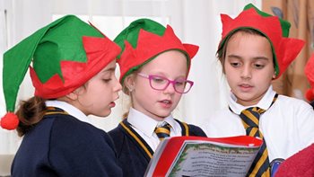 Schoolchildren join Sutton care home for journey into Christmas past