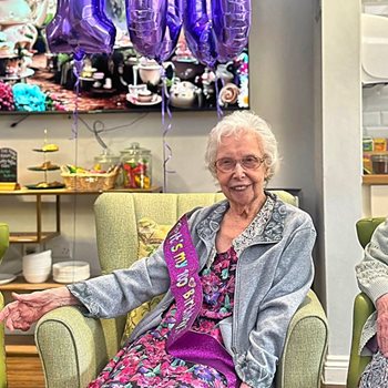 100-year-old Sutton Coldfield care home resident shares the secret to a long life