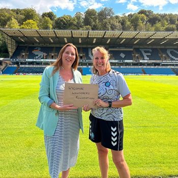 High Wycombe care home scores big for football charity