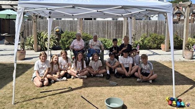 Beverley care home joins forces with pupils for sports day