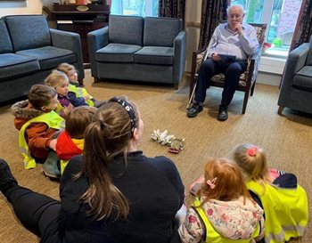 A novel idea – Stockport care home residents read bedtime stories to local children