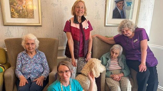 Stratford-upon-Avon care home enjoys a paw-fect afternoon of animal therapy