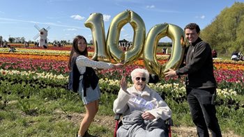 Centenarian returns to former home to celebrate milestone birthday
