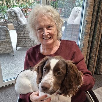 Paw-sitive new team member brings joy to Wantage care home residents
