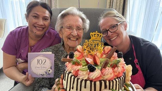 Knutsford care home resident shares surprising secret to long life