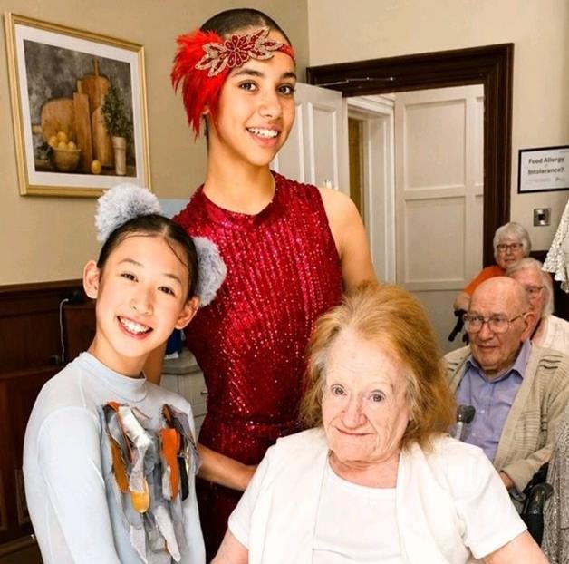 Redhill care home residents enjoy magical youth ballet performance