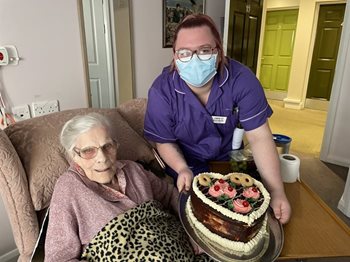“Just keep breathing” – Banbury resident reveals the secret to living a long life on her 101st birthday