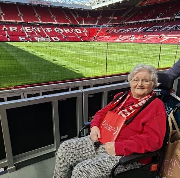 Altrincham care home makes football fan’s dream come true