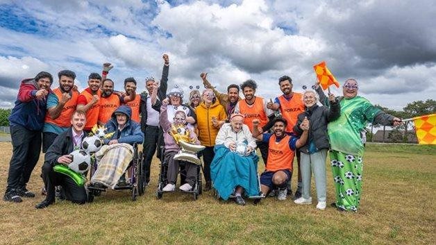 Bury St Edmunds care home residents team up for matchday magic 