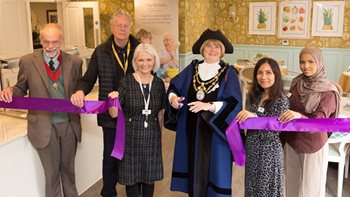 Southampton’s new care home celebrates milestone with a special guest