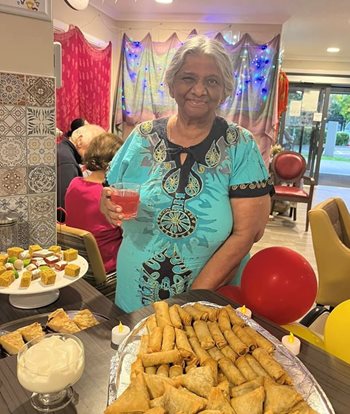 Let there be light! Harrow care home residents celebrate Diwali 