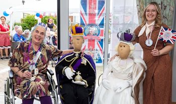 A right royal knees up – Quorn care home residents celebrate the King’s Coronation in style