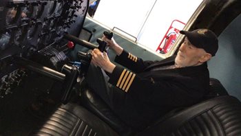Let's take to the skies – Former RAF pilot's dream to return to the cockpit comes true