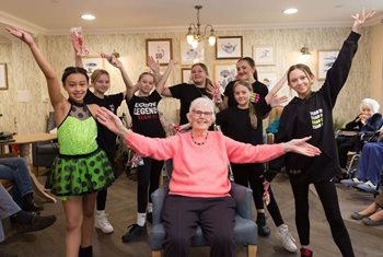 I love Rock and Roll! Local care home resident’s wish comes true 
