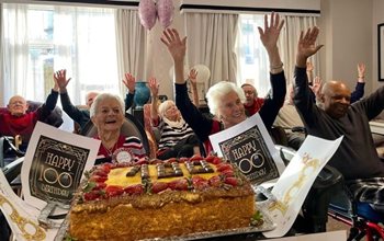 “Whatever you do, do it with love” – the secret to a long life according to 100-year-old Sutton care home resident