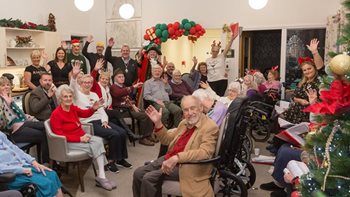 Local community joins Woking care home for a journey into Christmas past