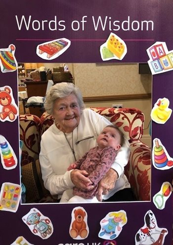 Baby steps – local care home residents stop new parents going ‘goo-goo-gaga’ with pearls of wisdom