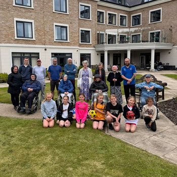 Beverley care home residents team up with footballers for matchday magic