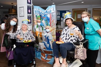 The beer necessities! Oktoberfest comes to Cringleford care home