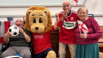 York care home residents team up with Minstermen for matchday magic