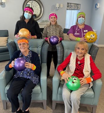 Sweatbands at the ready – Sutton Coldfield care homes take unusual approach to getting fit