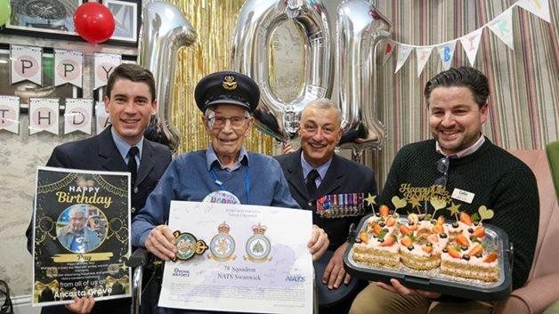  Sarisbury Green war veteran turns 101 alongside special guests