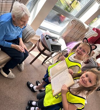 Edinburgh care home residents share career advice with local youngsters