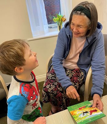 A story that’s plot on – Banbury care home residents read bedtime stories to local children