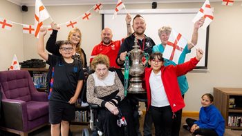 Kidderminster care home residents team up with school for matchday magic