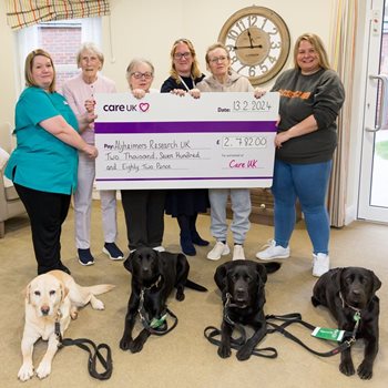 Four-legged friends help Banbury care home raise more than £2,700 for charity  