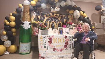 “Good genes!” Maidstone care home resident shares secret to long life on her 100th birthday