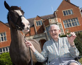 Foaling around! Leatherhead care home residents revisit favourite hobbies