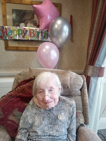 ‘Stay active and get plenty of sleep!’ RAF veteran reveals the secret to a long life on her 101st birthday