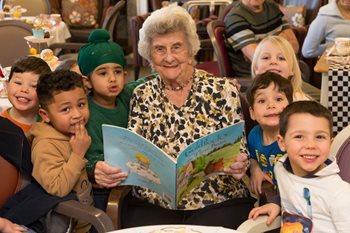 Welcome to wonderland! Windsor and Slough care home residents read bedtime stories to local children