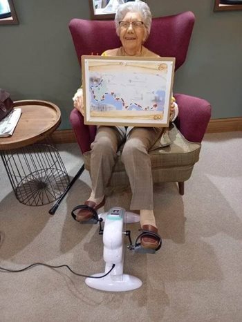 I like to ride my bicycle – Southampton care home residents take unusual approach to getting fit