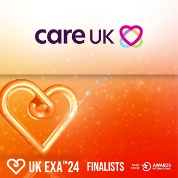 Care UK shortlisted for four prestigious UK Employee Experience Awards.