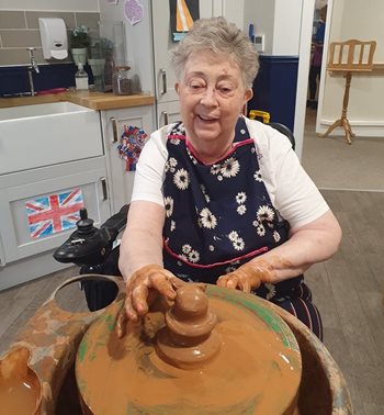 Chichester care home resident’s crafty wish comes true 