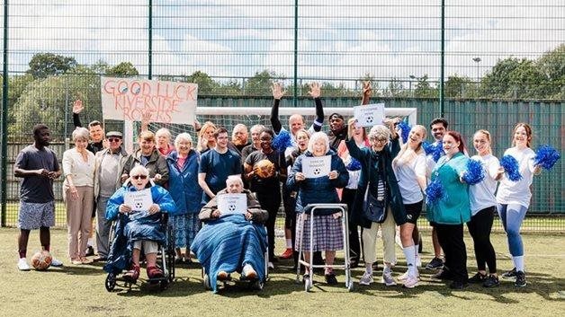 Ware care home residents team up for matchday magic