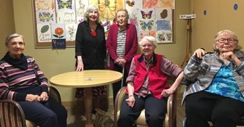 Etching to go! Sevenoaks care home residents take part in worldwide art festival