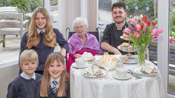 Care UK residents enjoy cooking classes with younger generations