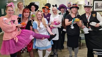 Hats off to Bromsgrove care home for hosting tea party fun