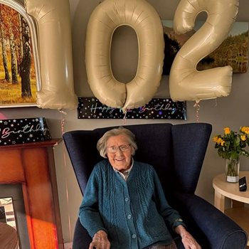 ‘Take each day as it comes’ – Edinburgh care home centenarian reveals secret to long life