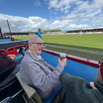 Weymouth care home makes football fan’s dream come true