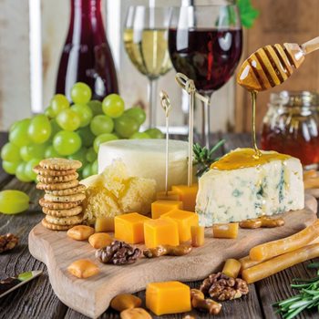 Cheese and wine