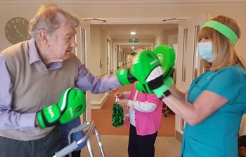 A knockout effort – Bracknell care home residents take unique approach to getting fit