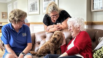 St Ives care home residents enjoy therapy dog visits